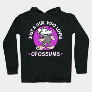 Opossum lover funny gift for women Hoodie